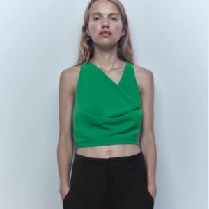 Zara Vibrant Green Tank Top
